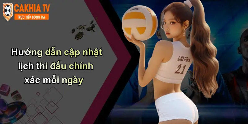 Hướng dẫn cập nhật lịch thi đấu chính xác mỗi ngày