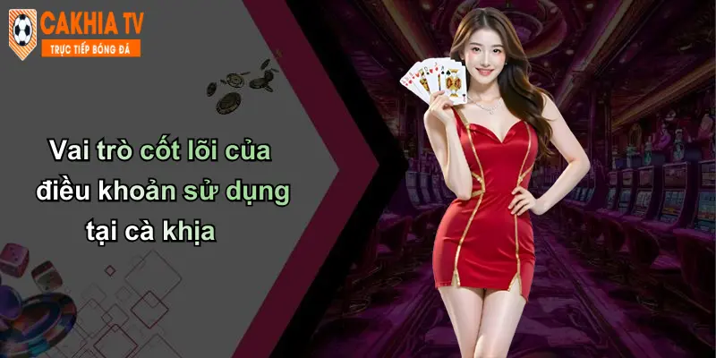Vai trò cốt lõi của điều khoản sử dụng tại cà khịa