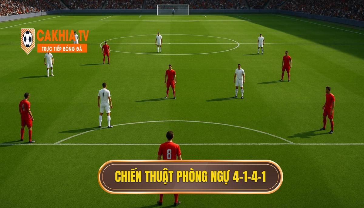 1. Tổng Quan Về Chiến Thuật Bóng đá 4 1 4 1 Phòng Ngự