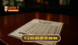 Thumb Tỷ Lệ Kèo Siêu Cúp Tây Ban Nha