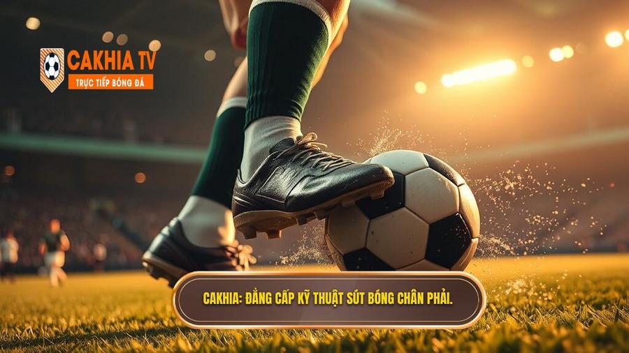 Kỹ thuật sút bóng bằng lòng bàn chân phải: Bí quyết dứt điểm chính xác và uy lực 1 Kỹ thuật sút bóng bằng lòng bàn chân phải